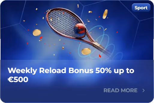 Weekly Reload Bonus ViperWin App 50% up to €500