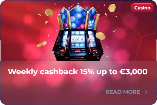 Weekly Cashback ViperWin Casino App 15% up to €3,000